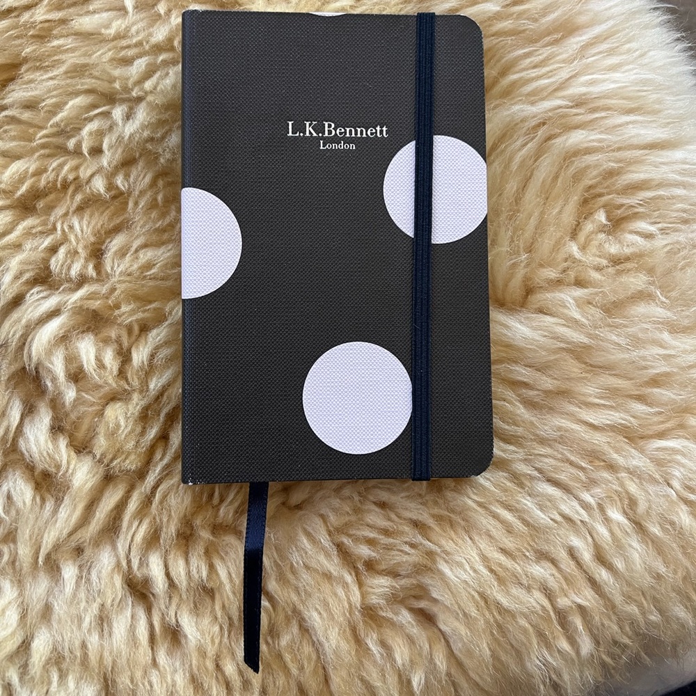 NWT LK Bennett Polka Dot Pocket Notebook